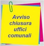 logo chiusura uffici