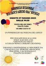 Sabato 27/05/2023 - Giornata Regionale del gioco libero all'aperto
